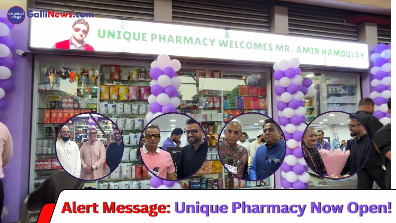 Alert Message: Unique Pharmacy Now Open!