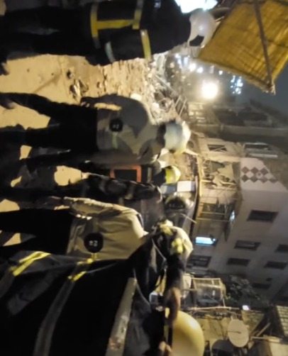 Live Dongri Khadak Bldg Collapsed