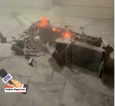 Kurla Court k Samne Electric Scooter Me Lagi Aag