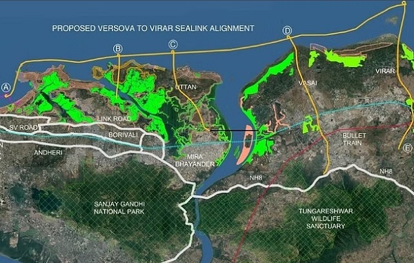 Versova To Virar Ab 45 Minutes Me Pohanchenge Log, 55 Km Ka Sea Link Road Map Hai Tyaar