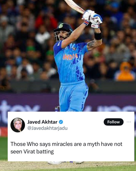 Javed Akhtar Ne Social Media Par Troll Karne Walon Ko Diya Qarara Jawab, Virat Kohli Ko Badhai Dene Par Hua Bawal