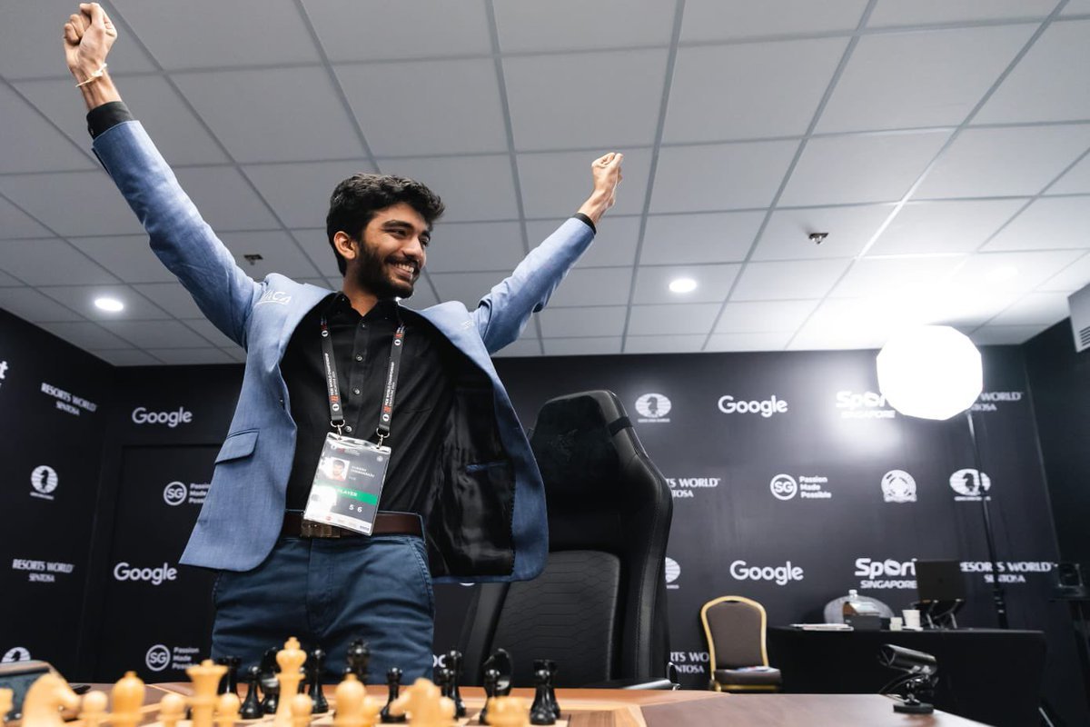 World Chess Championship Jeeta D Gukesh Ne, China Ke Ding Liren Ko Harakar Youngest Champion Bane