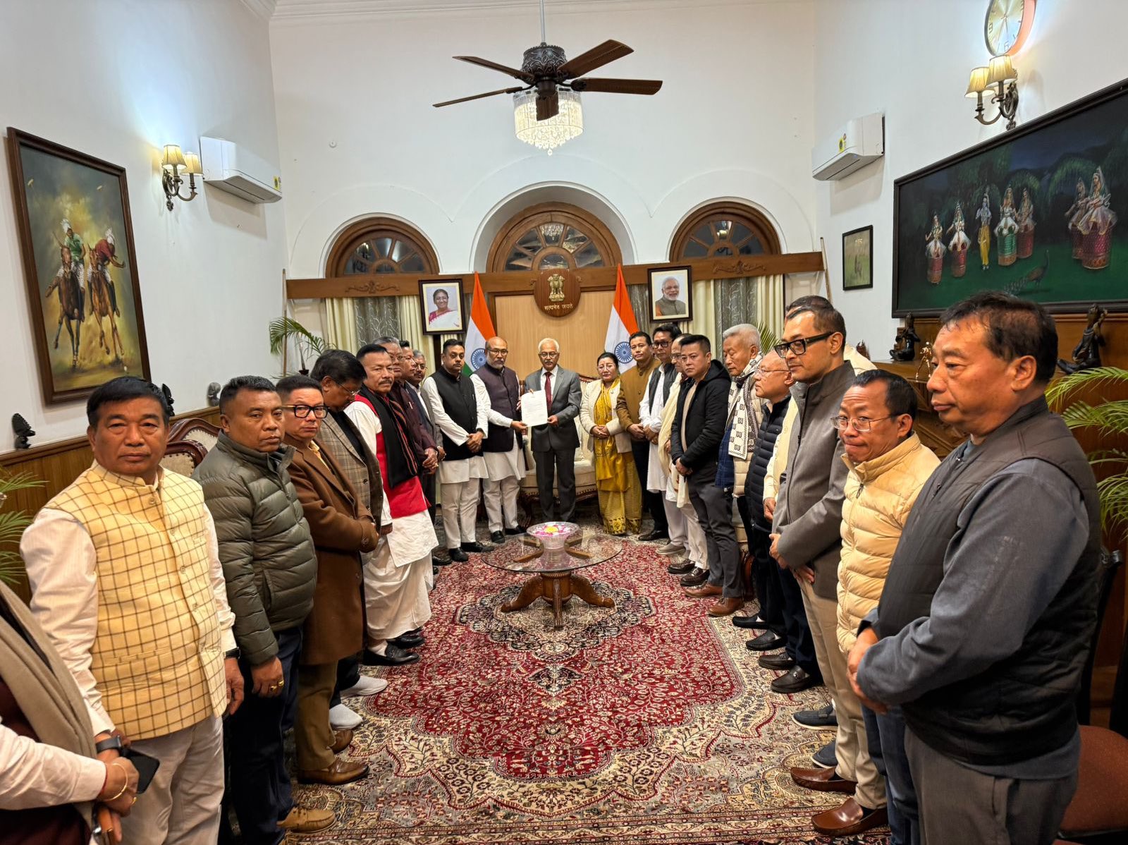 Manipur me Political Hulchal, CM N Biren Singh ne CM Post se kiya rsign,