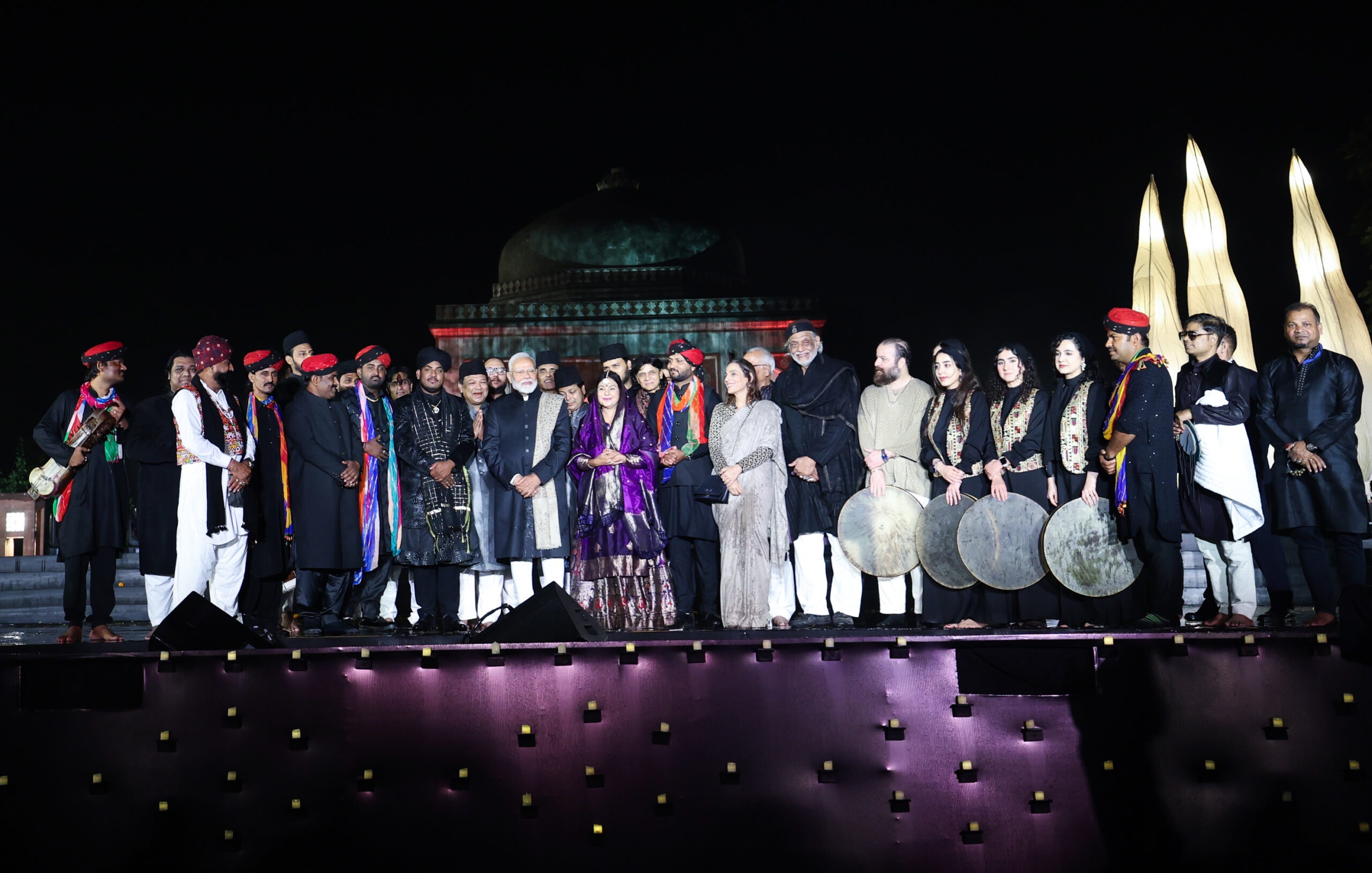 PM Narendra Modi Ne Jahan-E-Khusrau Programme Attend Kiya Aur Indian Sufi Traditions Ko Celebrate Kiya