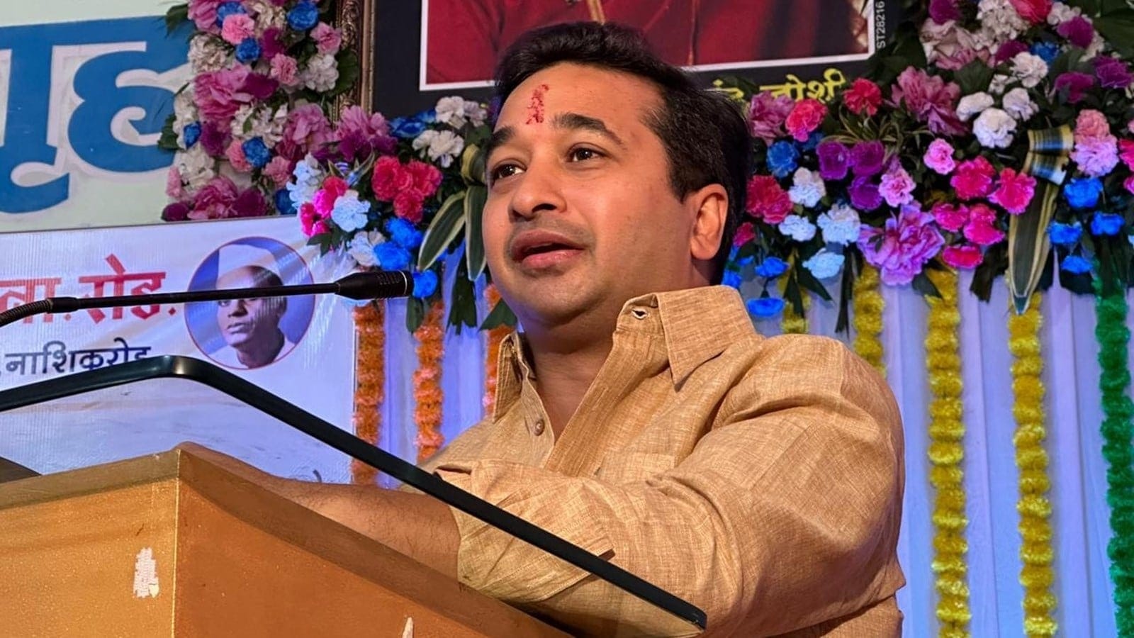 Pir-Bir Baba ko mat poocho, Collar tight karke raho, Rajya me ek bhi Katalkhana nahi rahega kaha BJP Minister Nitesh Rane ne