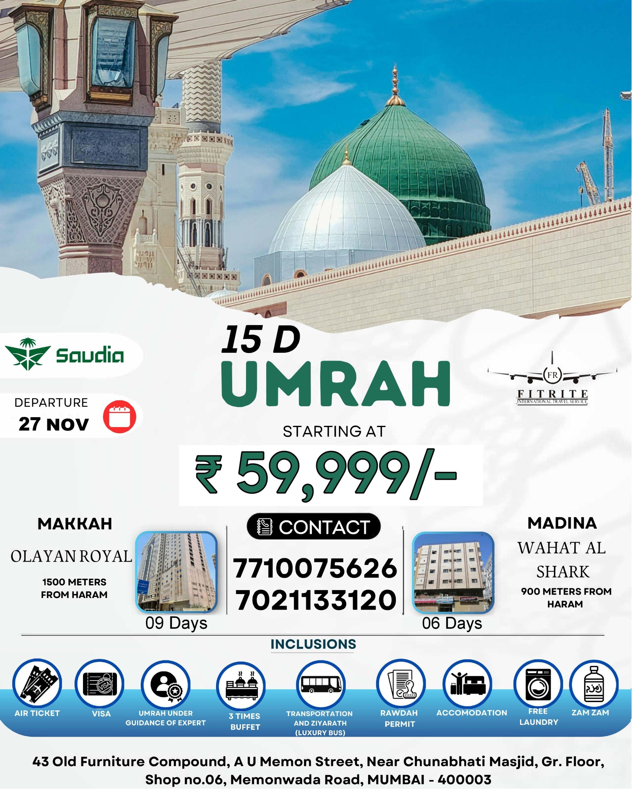 FITRITE INTERNATIONAL TRAVEL SERVICES