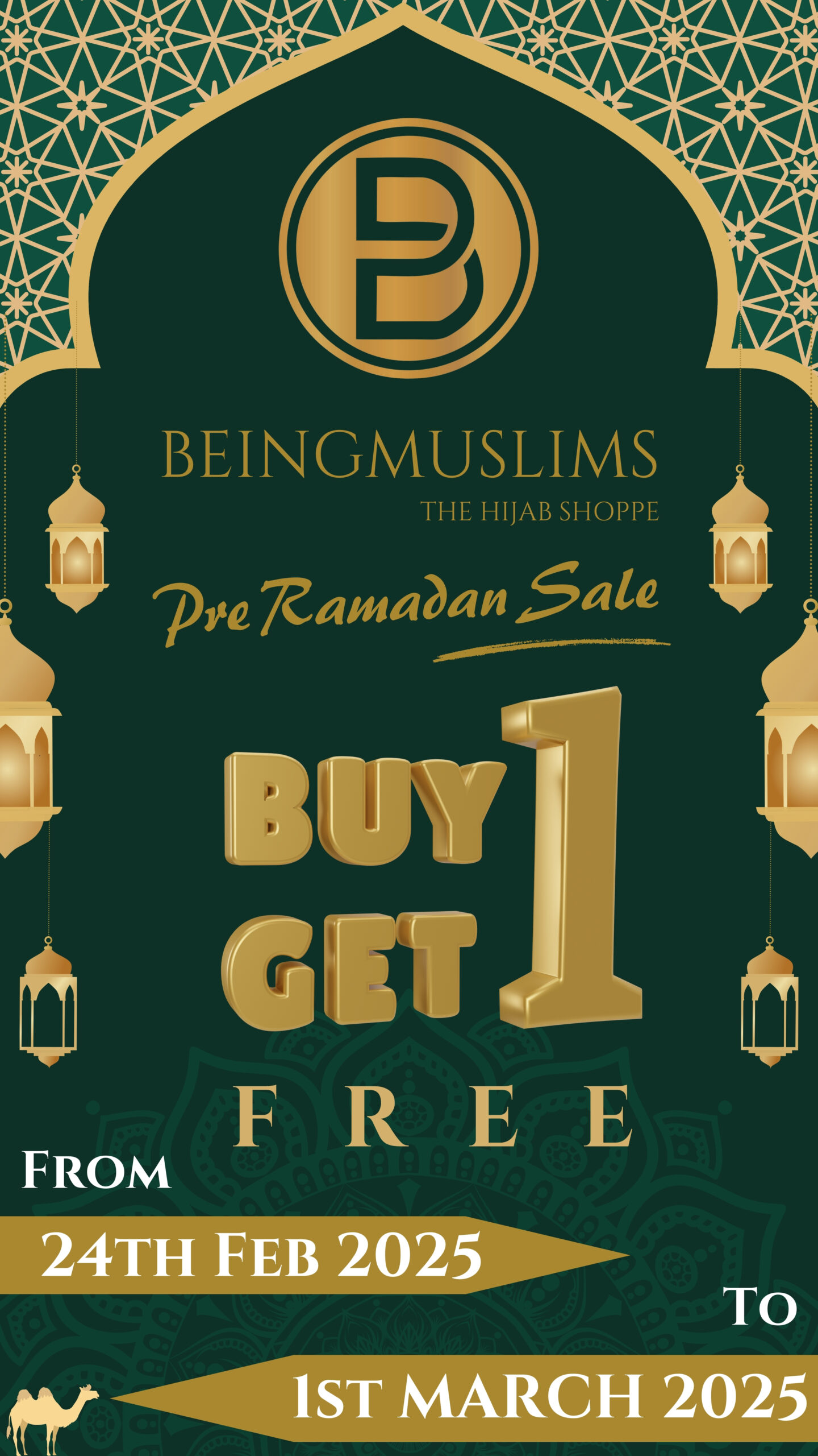 BEINGMUSLIMS PRE RAMZAN SALE BUY 1 GET 1 FREE 