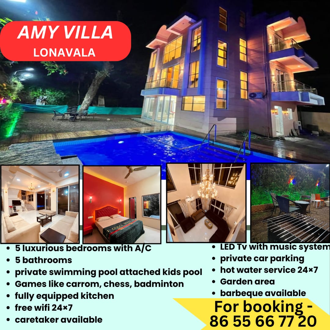 ELEVATE YOUR ESCAPE AT AMY VILLA ~ LONAVALA