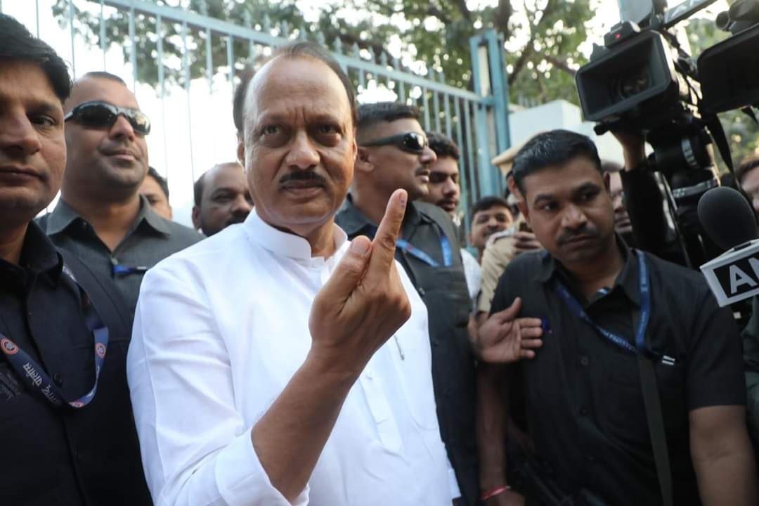 DCM Ajit Pawar Ne Kiya Vote