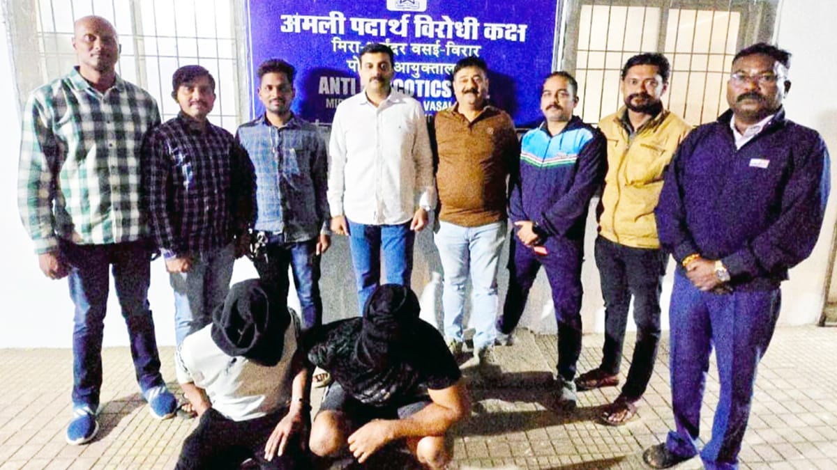 Cocaine Drugs Worth Rs 1.20 Crore Ke Sath 2 Nigerian Ko Mira Road Se Pakda MBVV ANC Ne, Ghar Rent Par Dene Wale Owner Par Bhi Karwai