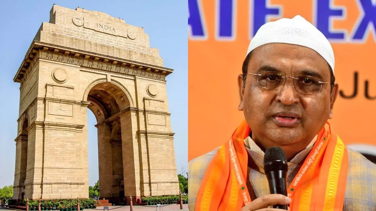 India Gate Ka Naam Badalkar Bharat Mata Dwar Rakha Jaaye, BJP Minority President Jamal Siddiqui Ne PM Modi Se Kiya Mang