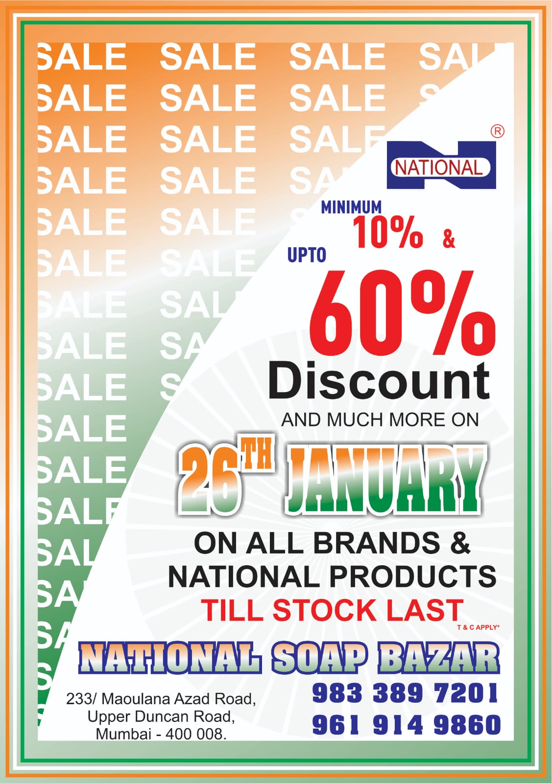 “Celebrate Freedom with Unbelievable Deals WITH! “NATIONAL SOAP BAZAR”
