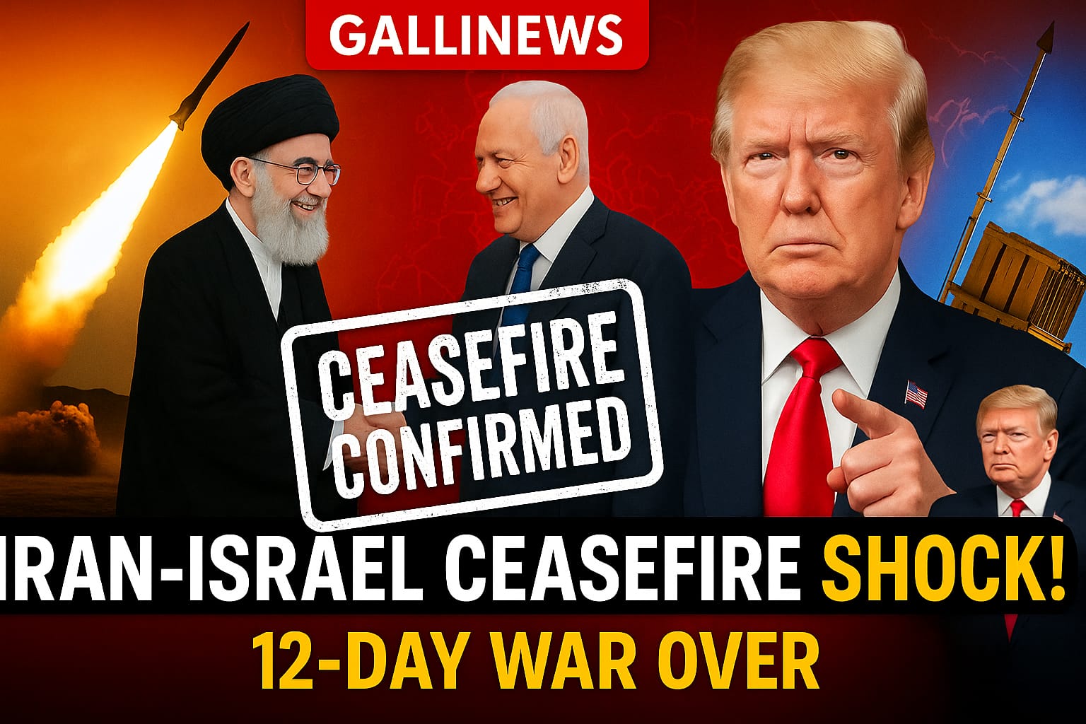 Iran-Israel Mein Ceasefire, Donald Trump Ne Di Jaankari