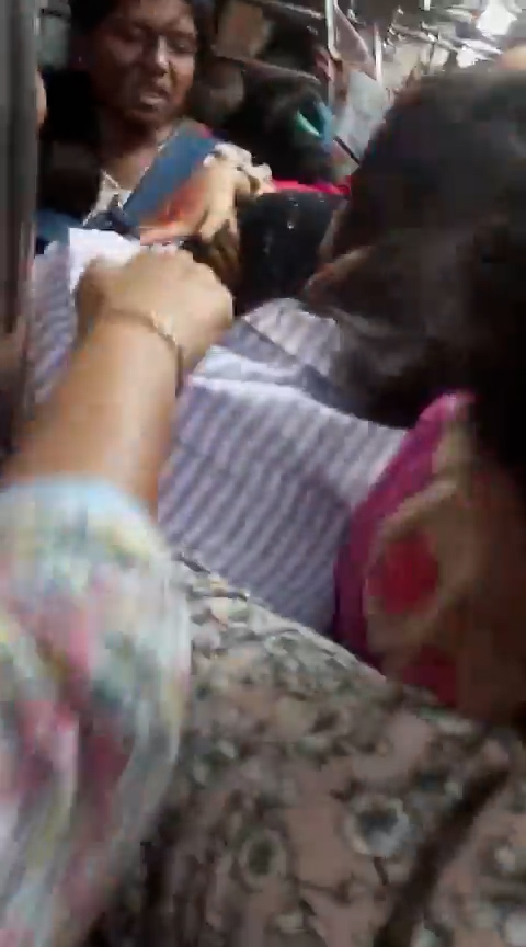 2 Aurton Ka Mumbai Local Train Me Jhagda, Ek Dusre K Baal Pakad Kar Kincha, Khoon Tak Nikal Diya