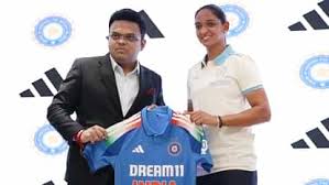 Indian Cricket Team Ki Nayi ODI Jersey Unveiled Kiya BCCI Secretary Jay Shah Aur Harmanpreet Kaur Ne