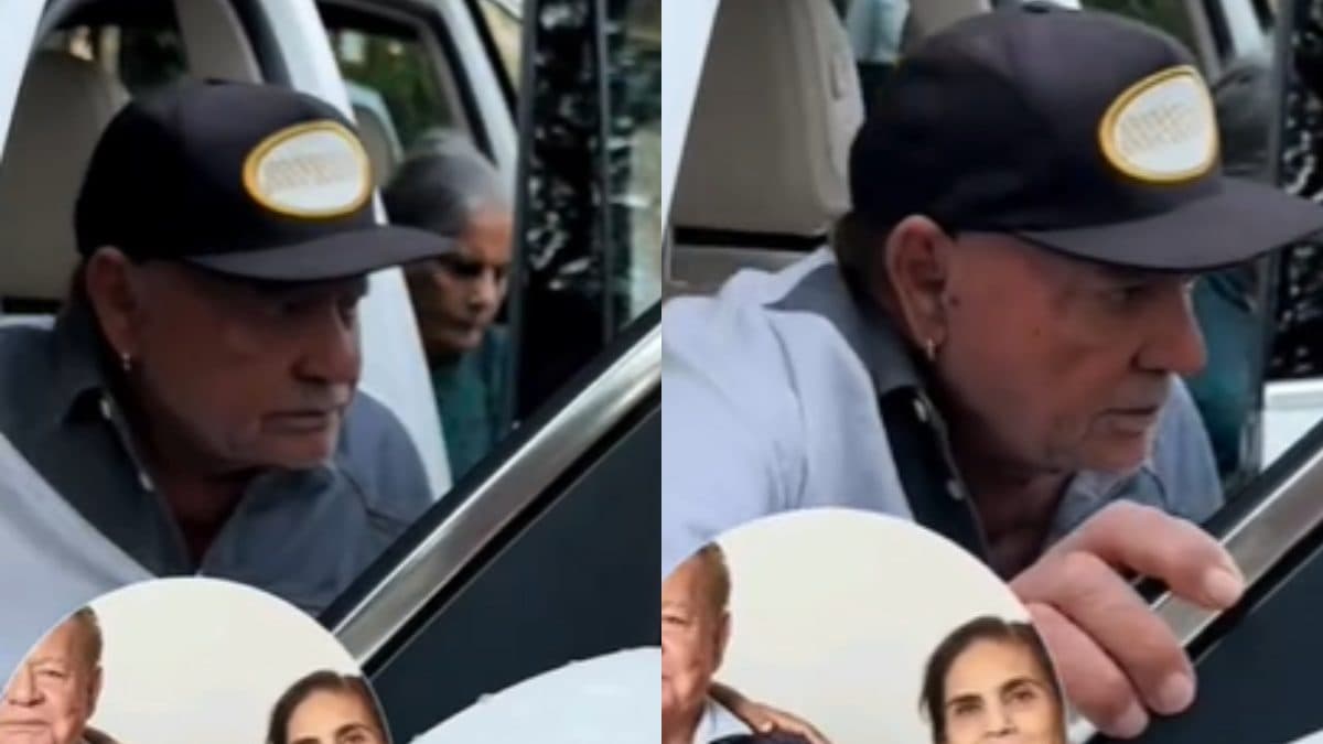 Salim Khan With His Wife Was Spotted To Cast His Vote Today, Setting A Great Example For Everyone To Participate In The Democratic Process!