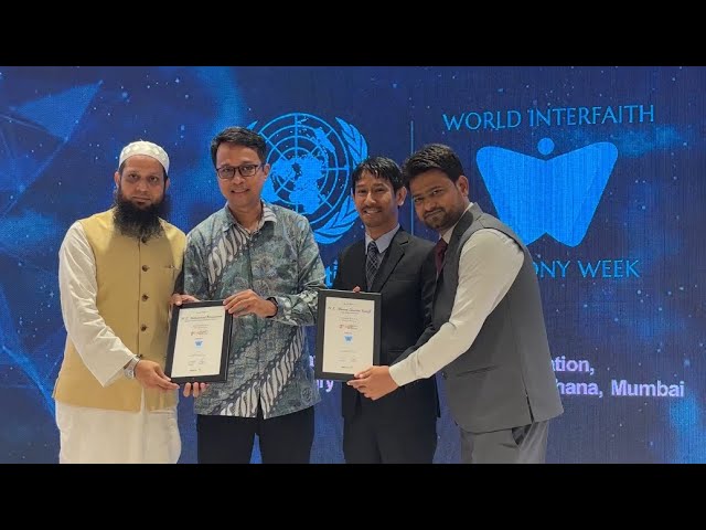 Interfaith Harmony Week manane ke liye bade mazhab ke Dharma Guru ek platform par jama