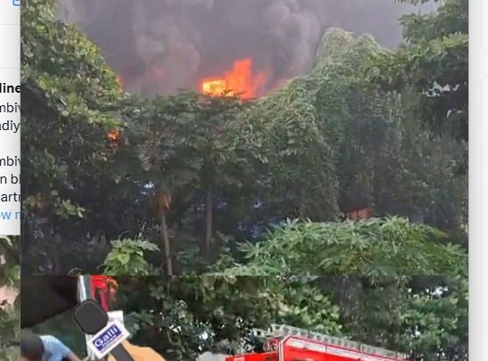 Dombivli, Mei Garment Company Mein Lagi Bhayankar Aag, Fire Brigade Ki Gaadiyan Mauke Par Tainat