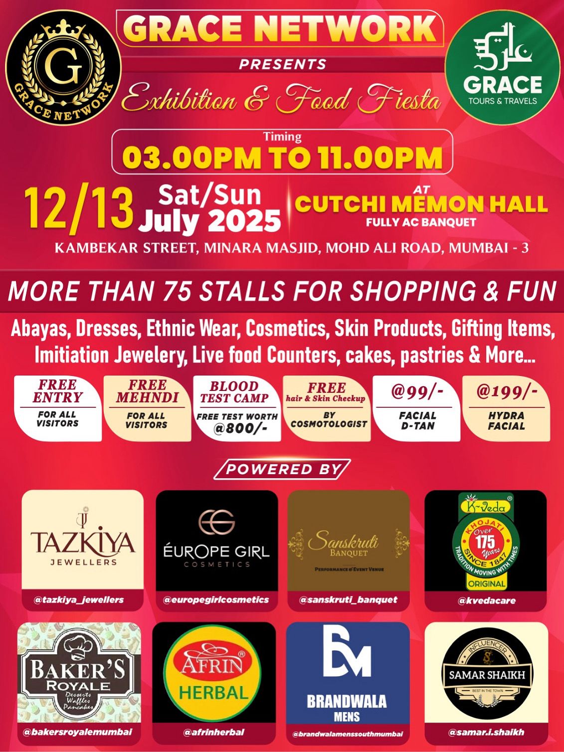 GRACE NETWORK PRESENTS EXHIBITION & FOOD FESTIVAL