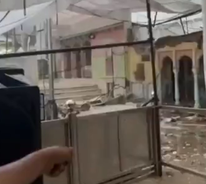 Wall Collapse – Ajmer Sharif Dargah Ke Andar Shahjahani Masjid Ki Wall Ka Part Gira