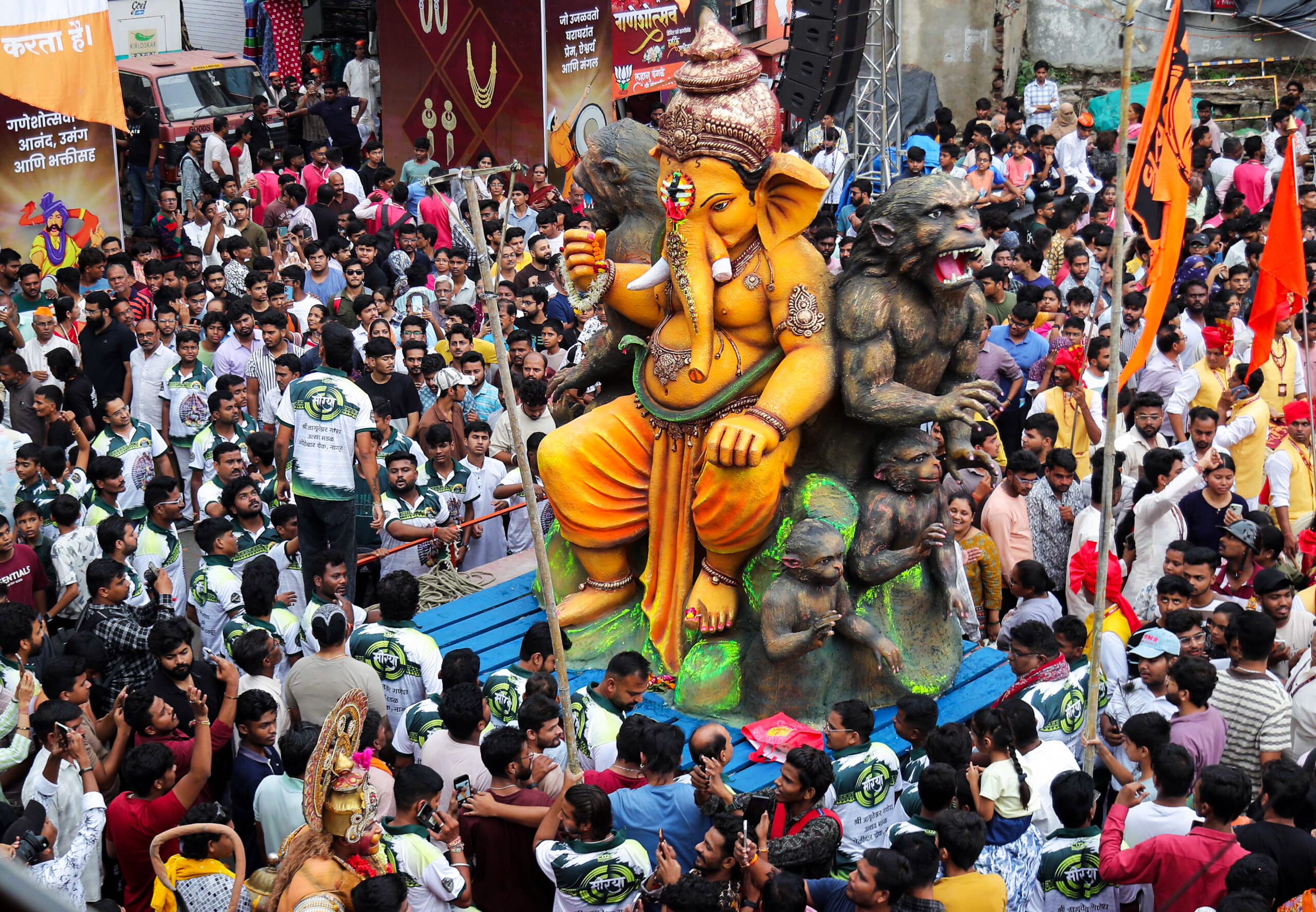 Thane Mein Mankoli Flyover Ganpati Visarjan Ke Liye 4 Din Band Rahega