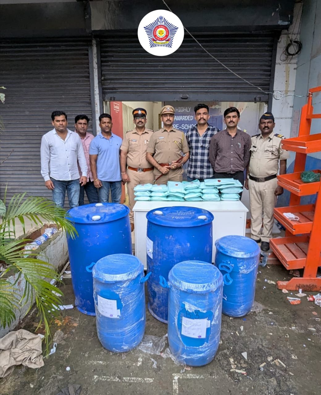 Powai Mein Drug Godown Par Police Ka Chhapa, ₹44 Crore Ka MD Zabt.