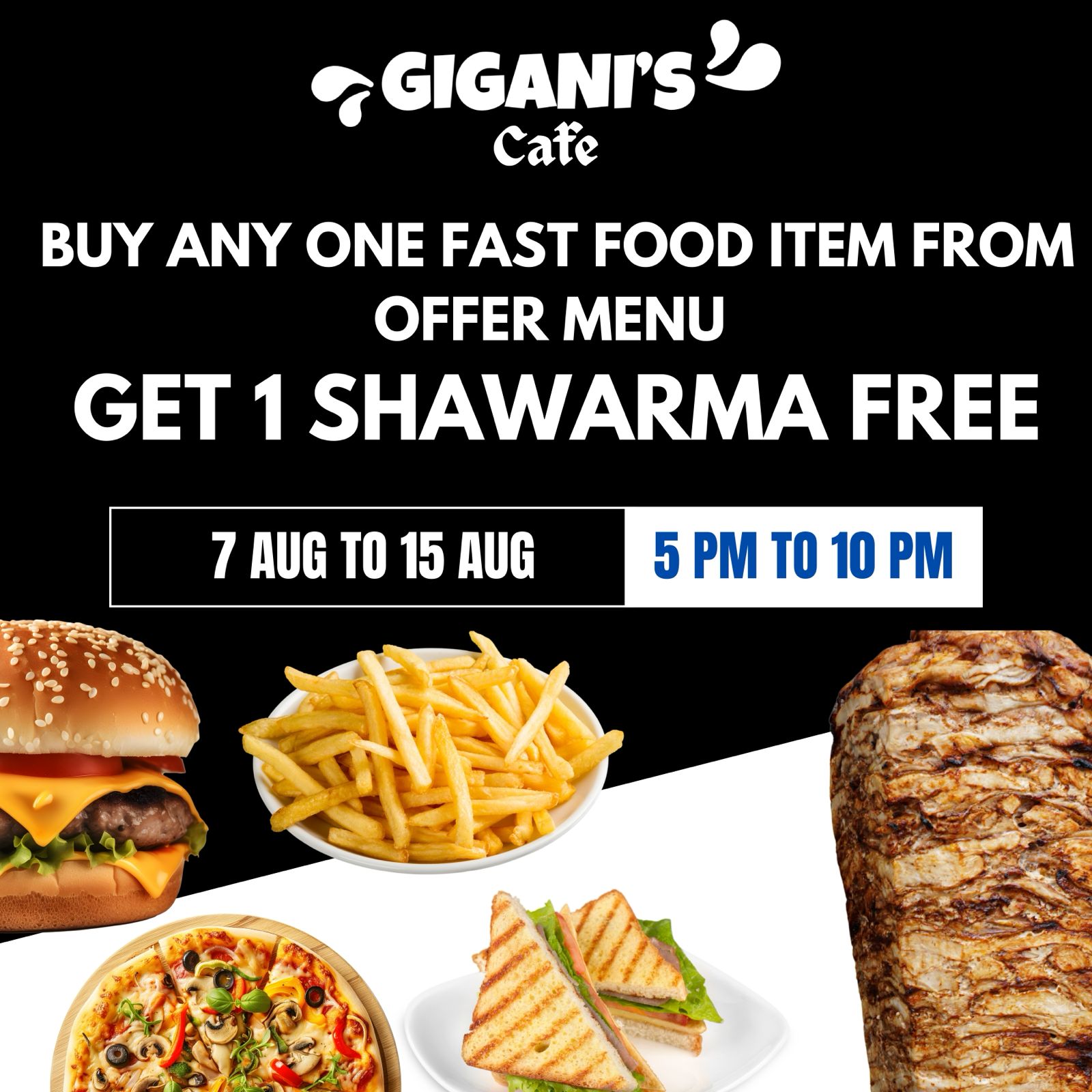 Independence Week Offer at Gigani’s Cafe – Dongri!