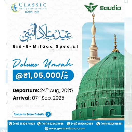 Eid-E-Milaad Special Umrah 2025 