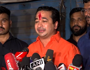 I Love Muhammad (S.A.W) Banner Ko Lekar Nitesh Rane Kya Kaha.
