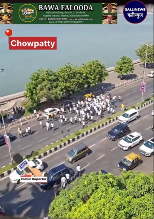 Huge bandobast at chowpatty