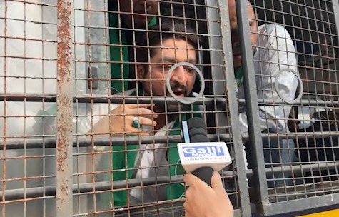 AIMIM Mumbai President Janab Farooq Shabdi Sahab has been detained by the Nagpada Police for Protests Against bjp leader Amit Satam.