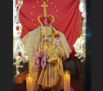 Kaali Mata Ko Banaya Mother Merry, Mumbai Ke Chembur Me Hindu Sanghato Ka Bawal, Mandir Ka Pojari Arrest