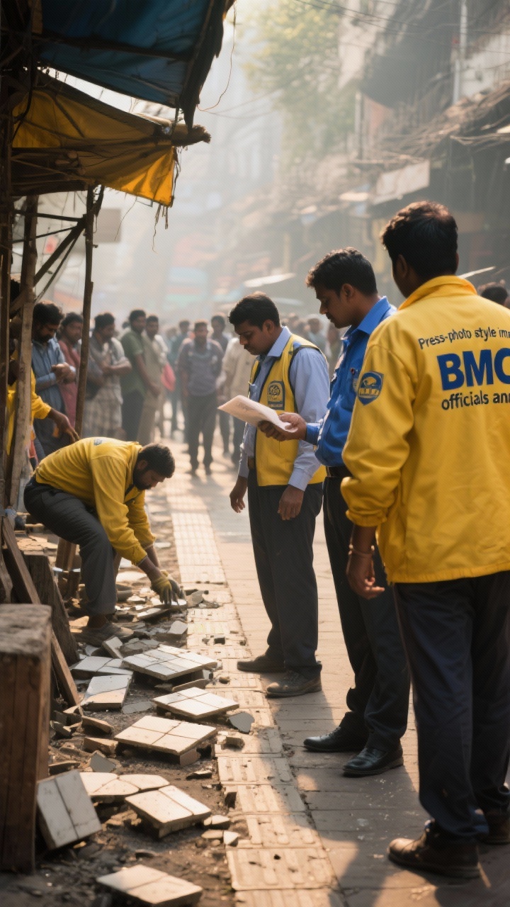 BMC Ne Andheri Mein Hawkers Ko Hata Kar Footpaths Upgrade Karne Ka Plan Banaya, NGOs Ko Bhi Sath Liya