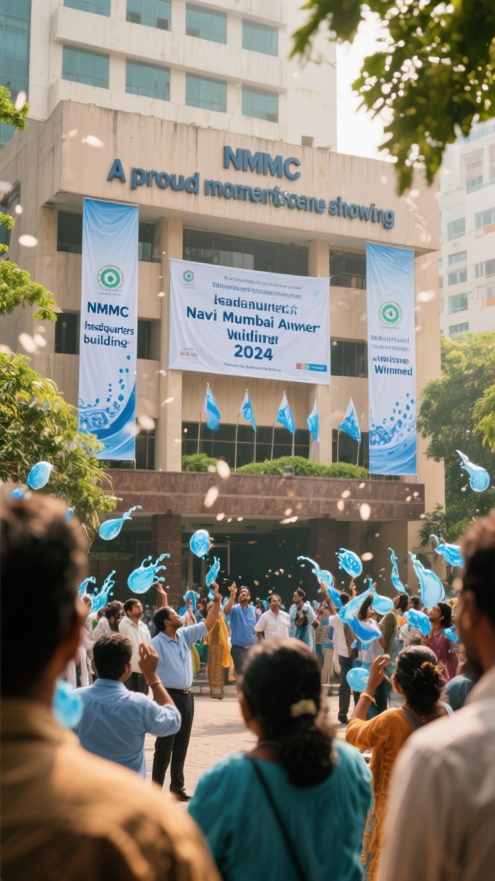 Navi Mumbai Municipal Corporation (NMMC) Ne 6th National Water Awards 2024 Me Pehla Sthaan Haasil Kiya