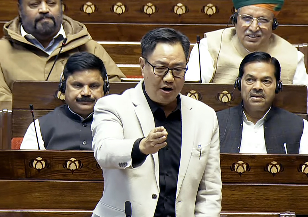 “Taking out anger over this defeat in Parliament is not right”: Kiren Rijiju slams opposition after Bihar drubbing