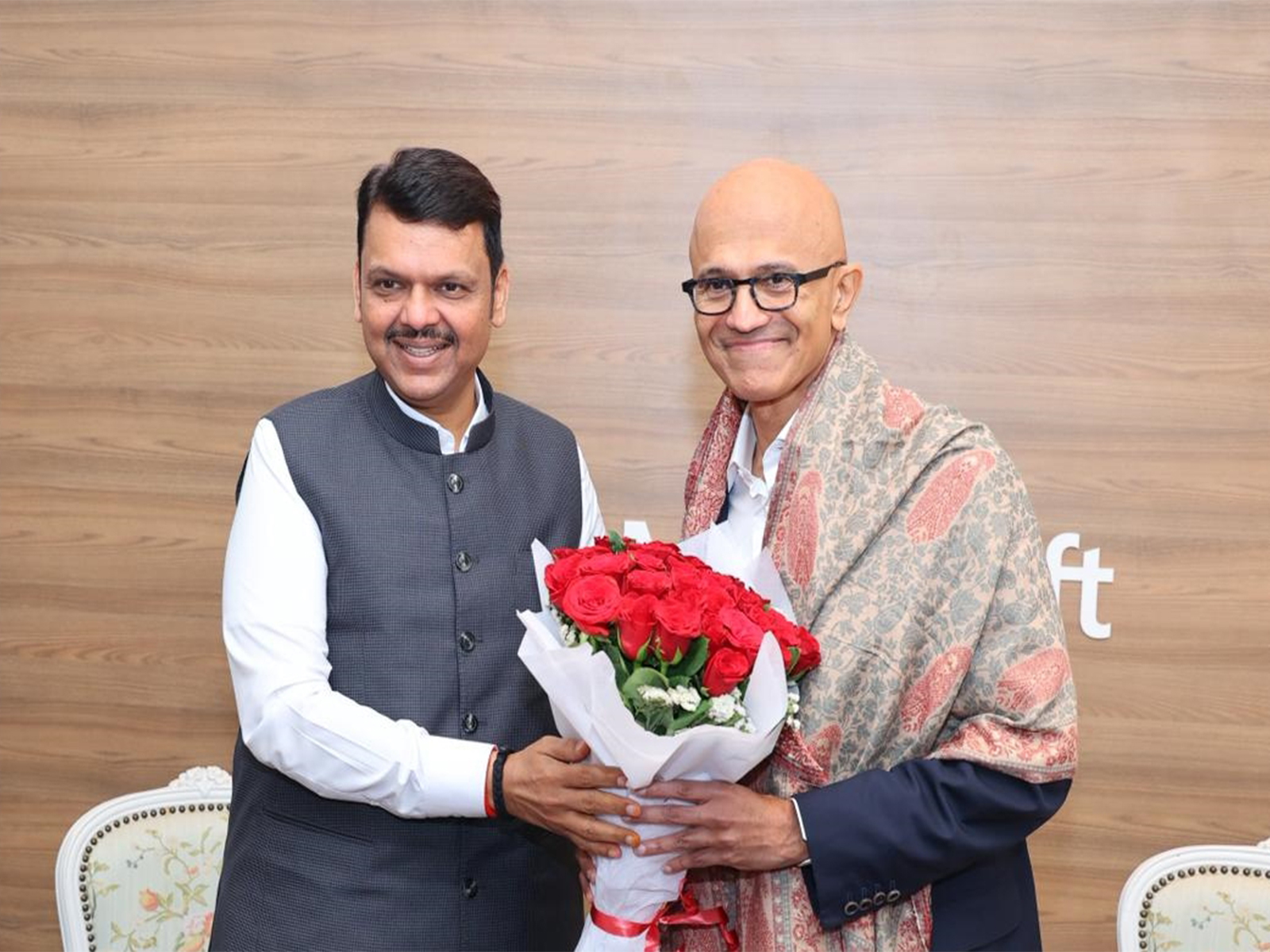 Devendra Fadnavis meets Satya Nadella, discusses AI’s potential