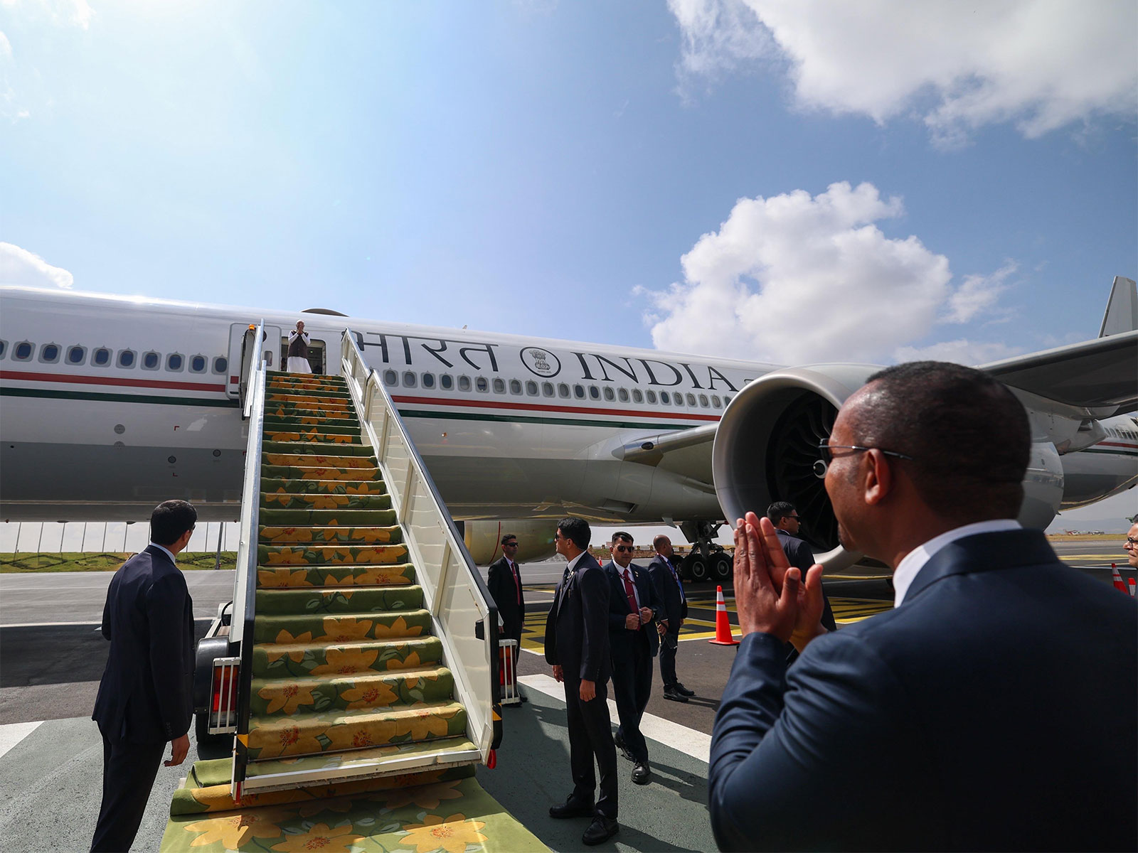 Ethiopian PM Abiy Ahmed personally drives PM Modi to airport, bids farewell after landmark visit