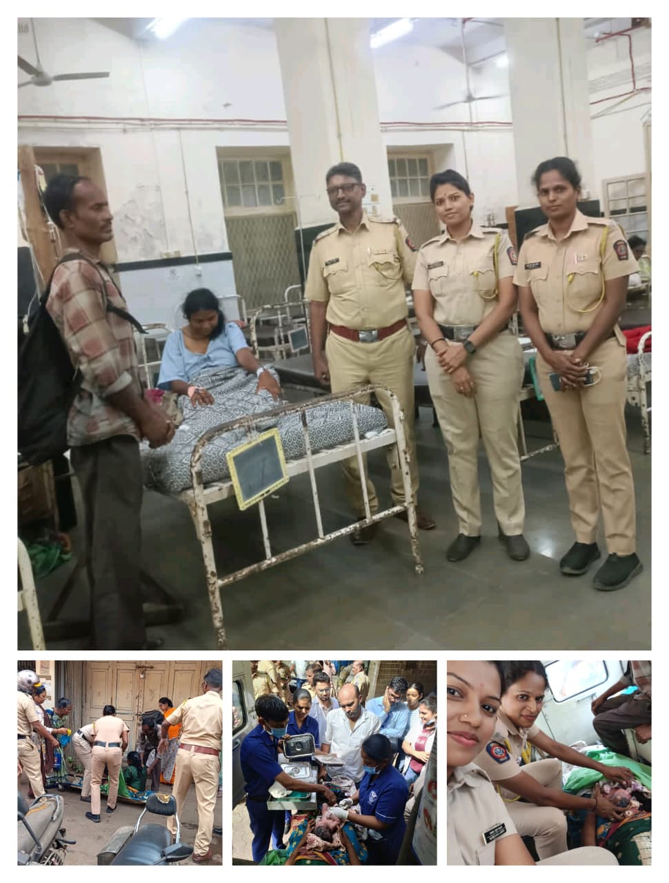 Footpath Par Pregnant Woman Ne Di Delivery, Dongri Police Aur Local Women Ne Ki Madad — Baby Safe