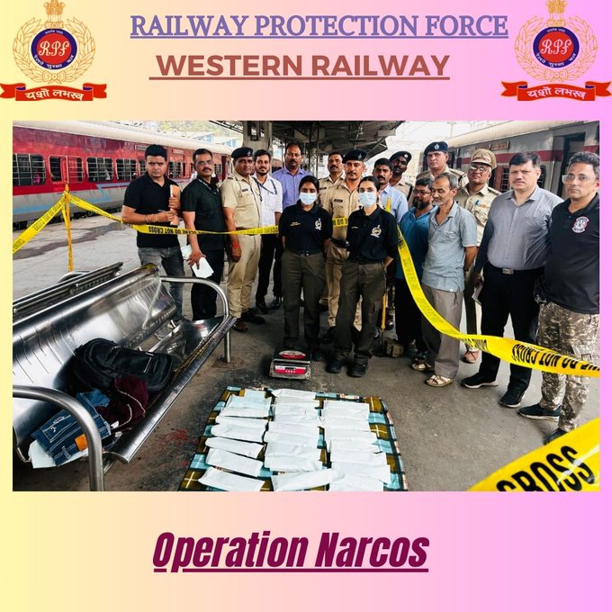 Awadh Express Me 13 Kg Charas Baramad – Bandra Railway Police Ka Bada Action, ₹13.83 Crore Ka Maal Zabt