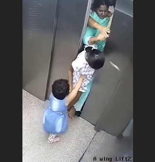 “Lift Sensor Fail? Brave Girl Ka Daring Rescue – 2 Bachchon Ko Bachaya, Internet Ne Ki Himmat Ko Salaam” Herioc Video Goes Viral