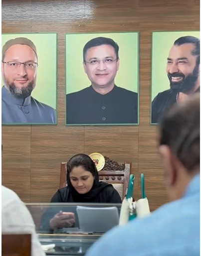 AIMIM Corporator Khairunissa Hussain Ne Apne Husband Photo Controversy Par Di Safai, Bola Sab Cases Fake