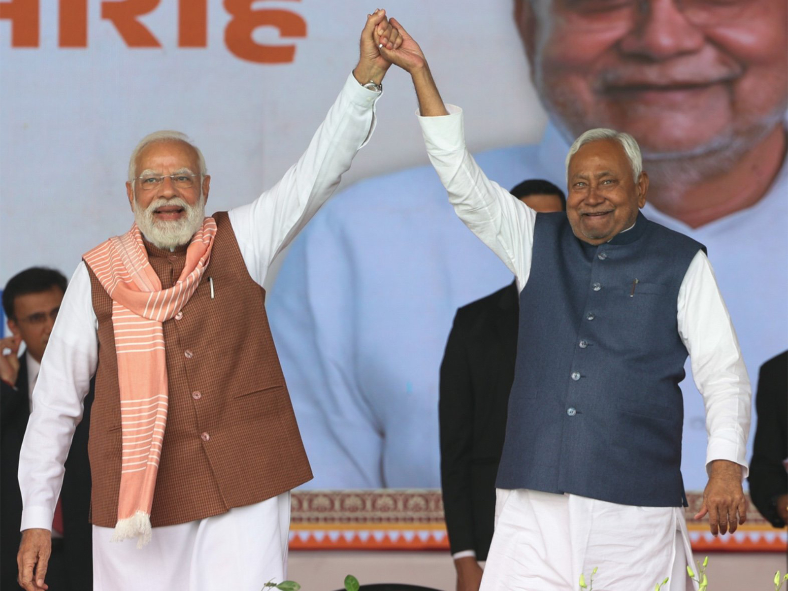 “Made indelible contribution to development of Bihar”: PM Modi congratulates Nitish Kumar for taking oath as Rajya Sabha MP