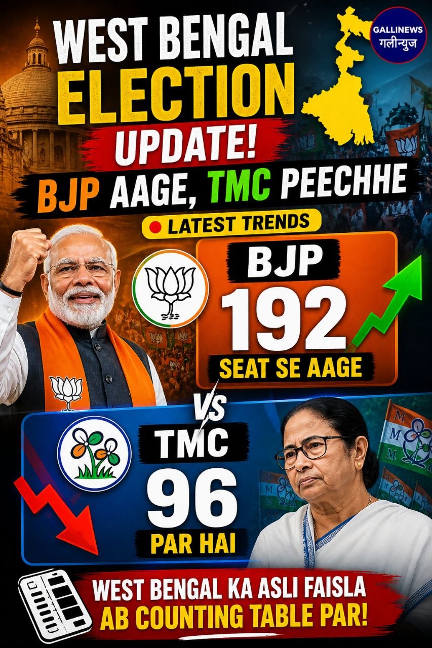 West Bengal Election Update: BJP Aage, TMC Peeche