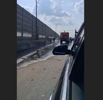 Alert Oil Spill at Govandi Bridge