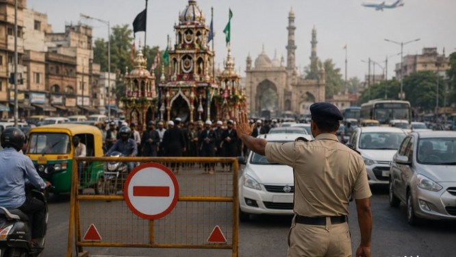 Mohd Ali Road and Adjecent Road closed for 10th day of Moharram (Sham-e-Ghariba), processions from 3.30pm