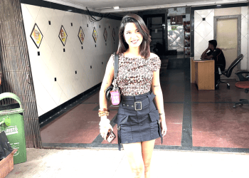SPLITSVILLA FAME SOUNDHARYA SHETTY SPOTTED AT ANDHERI
