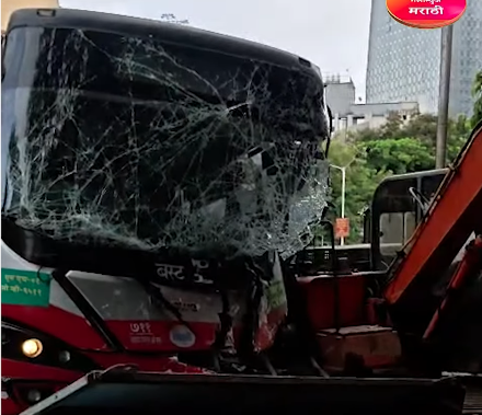 Mumbai | दादर प्लाझा सर्कल जवळ बेस्ट बसचा मोठा अपघात…