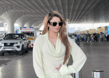 Actress Urvashi Rautela spotted at Airport