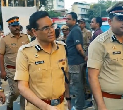 Dr Manoj Kumar Sharma, Joint CP (Law & Order), Leads Muharram Juloos Patrolling