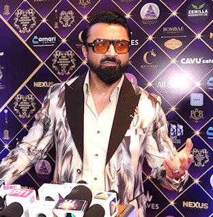 AJAZ KHAN ATTENDSTHE MUMBAI  ACHIEVERS AWARDS 2026